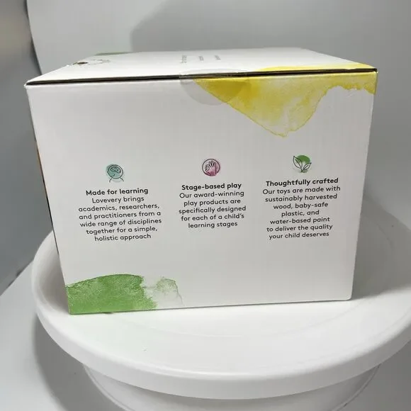 New Lovevery Nesting Felt Baskets Montessori Education Tools Stacking Sensory - Picture 3 of 8